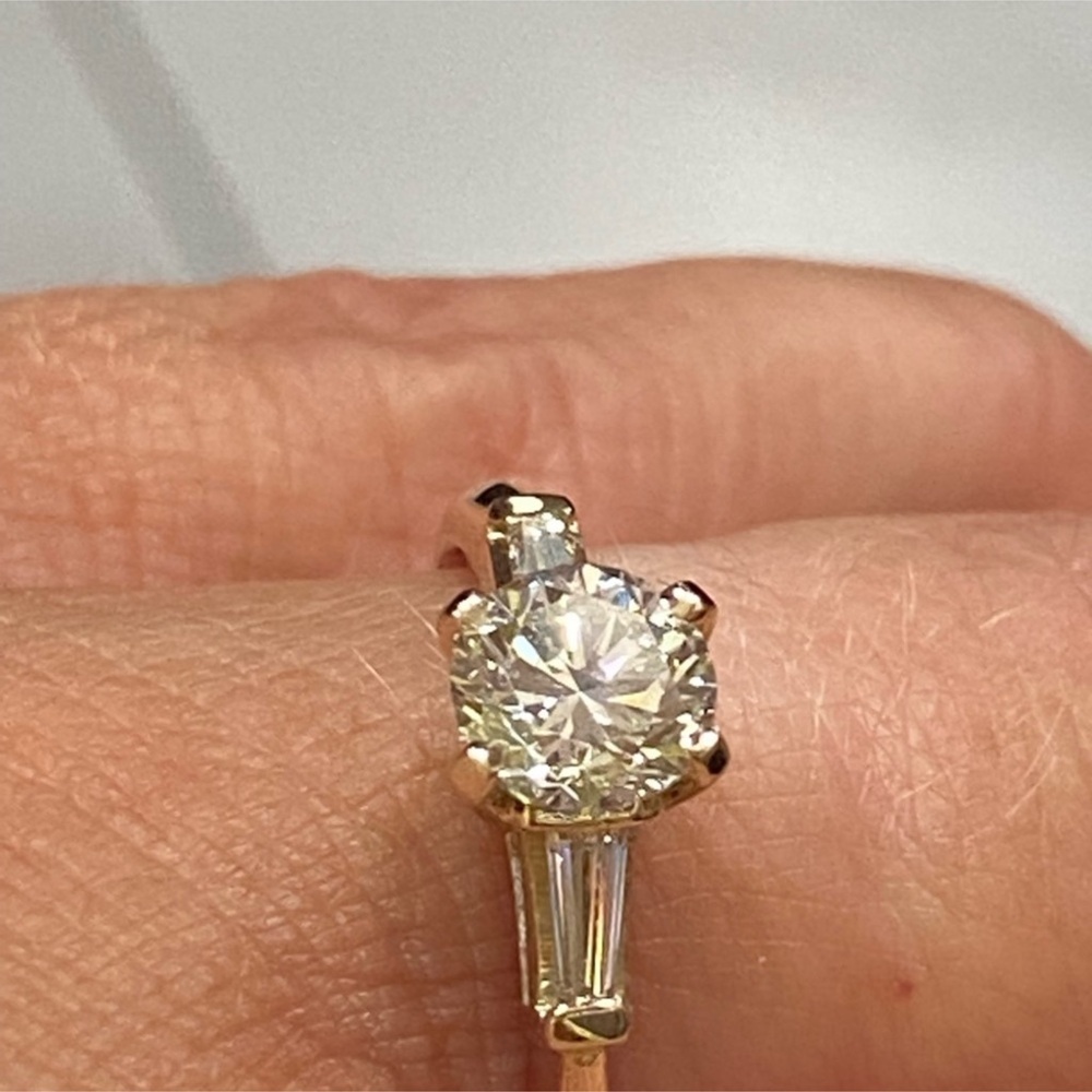 Authentic Mined Diamond Ring - Ladies Size 6.5